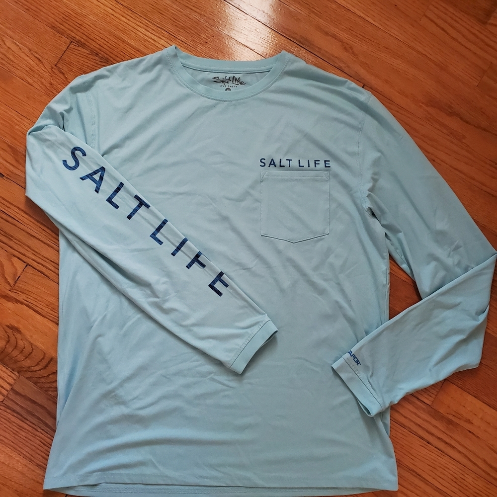 Salt Life Mens Long Sleeve Pocket T-Shirt